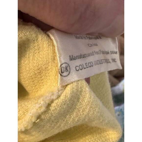 Cabbage Patch Kids Preemie Yellow Sailboat Overalls Jumper Corduroy Vtg 1984-1 - Picture 7 of 7